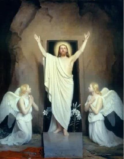 Carl Heinrich Bloch Resurrection of Christ oil painting image